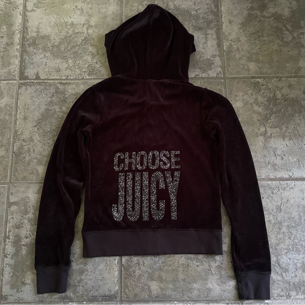 Juicy Couture Women’s Black Hoodie . Stylish . Size M